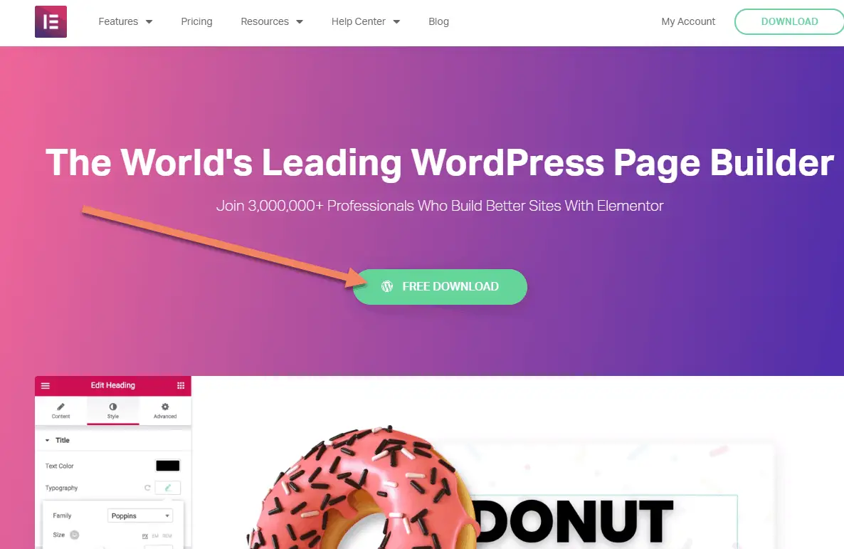 install elementor wordpress free
