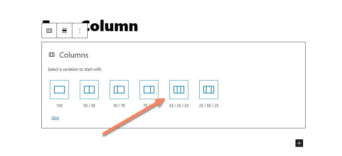 How To Make A Four Column Layout In Gutenberg